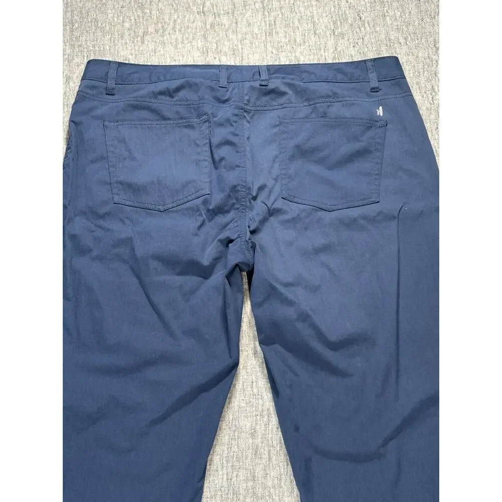 Johnnie O Marin Prep-Formance Pants Mens 40x32 High Tide 5-Pocket Stretch
